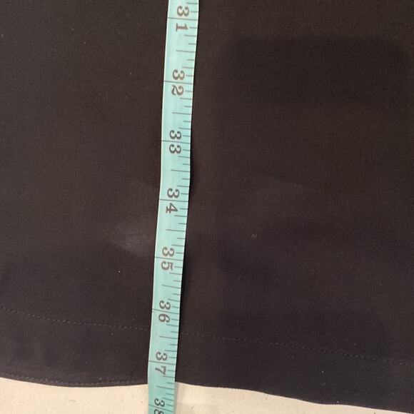 Ann Taylor Black Collared Half Button Down Midi Shirt Dress NWT Sz M Rayon - Picture 12 of 12